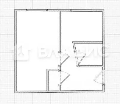 1-к кв. Иркутская область, Иркутск ул. Баумана, 226 (31.0 м) - Фото 2