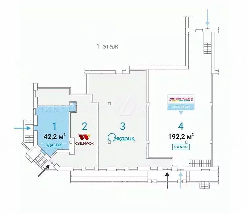 Торговая площадь в Москва Братиславская ул., 15К1 (43 м) - Фото 1