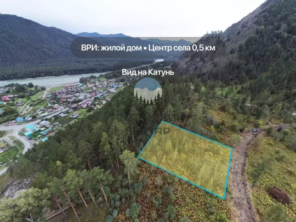 Участок в Алтай, Чемальский район, Узнезинское с/пос, с. Узнезя ул. ... - Фото 1