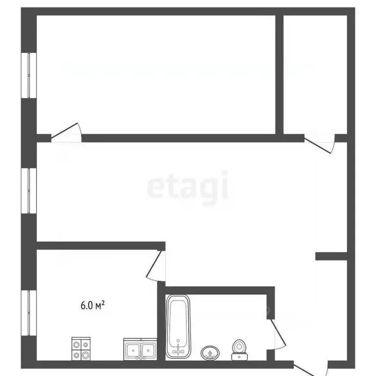2-к кв. Ярославская область, Рыбинск ул. Свободы, 1А (44.0 м) - Фото 2