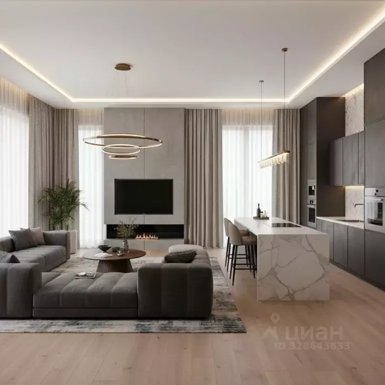 3-к кв. Москва ул. Фадеева, 4А (181.2 м) - Фото 1