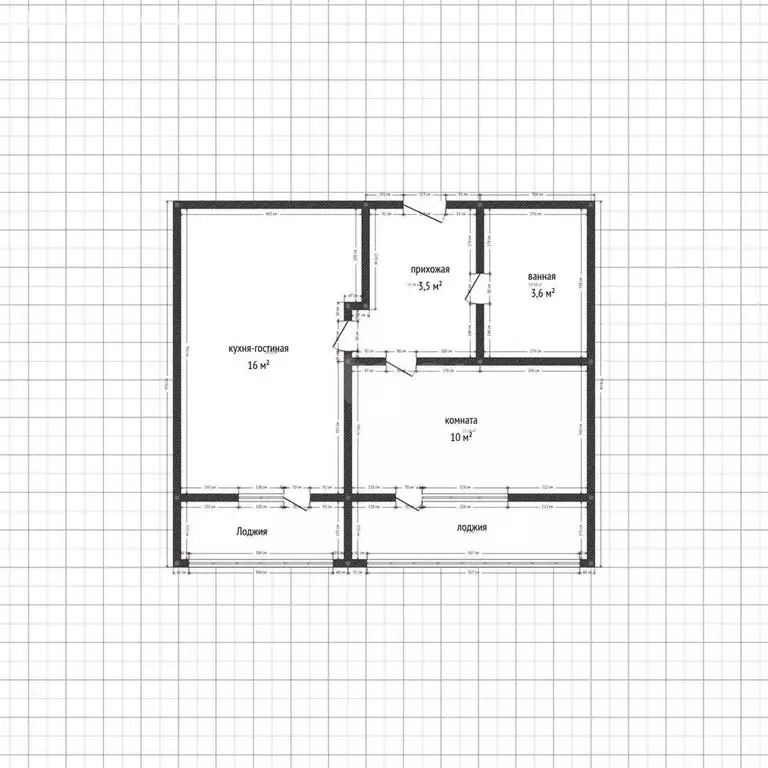1-комнатная квартира: Краснодар, Домбайская улица, 55к1 (34 м) - Фото 0