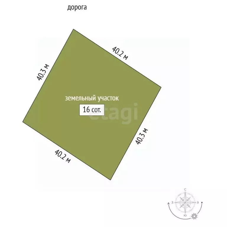 Участок в Самарская область, Волжский район, Курумоч с/пос, пос. ... - Фото 1