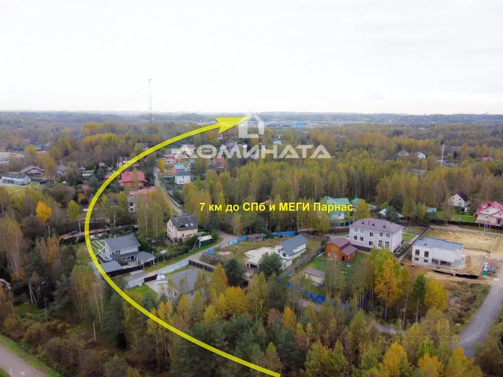 Участок в Ленинградская область, Всеволожский район, Бугровское ... - Фото 2