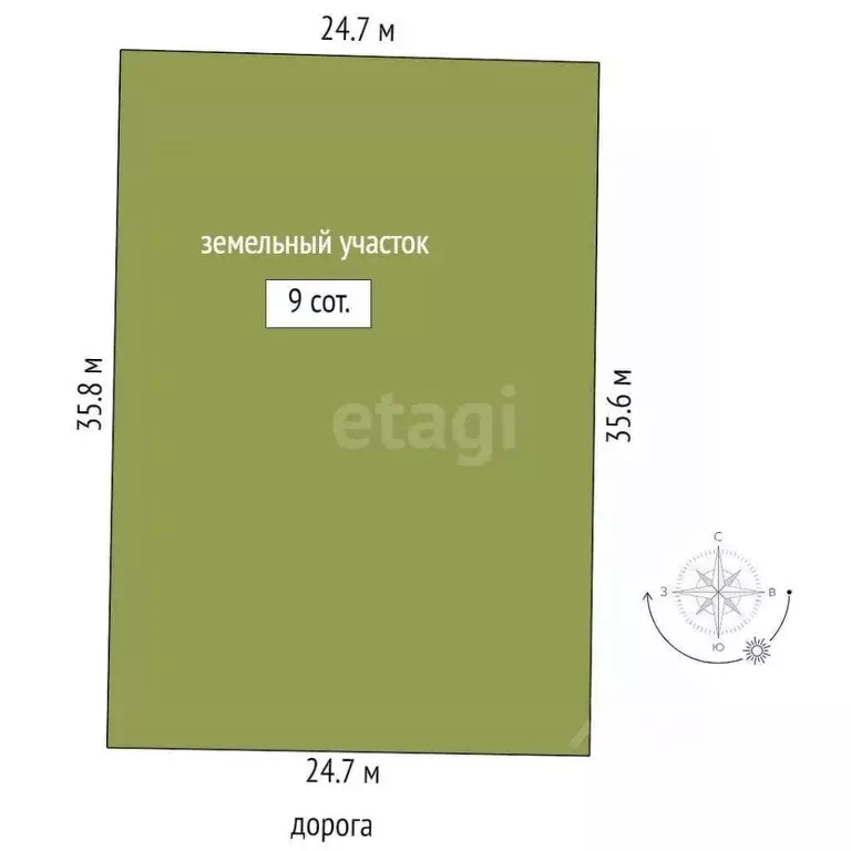 Участок в Тюменская область, Нижнетавдинский муниципальный округ, ... - Фото 1