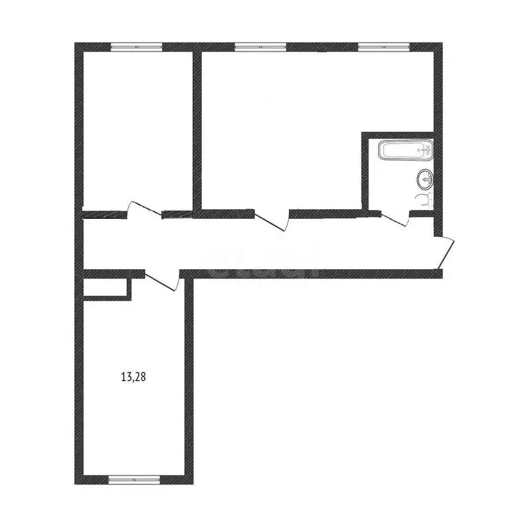 3-комнатная квартира: Белгород, улица Костюкова, 24 (61.8 м) - Фото 1