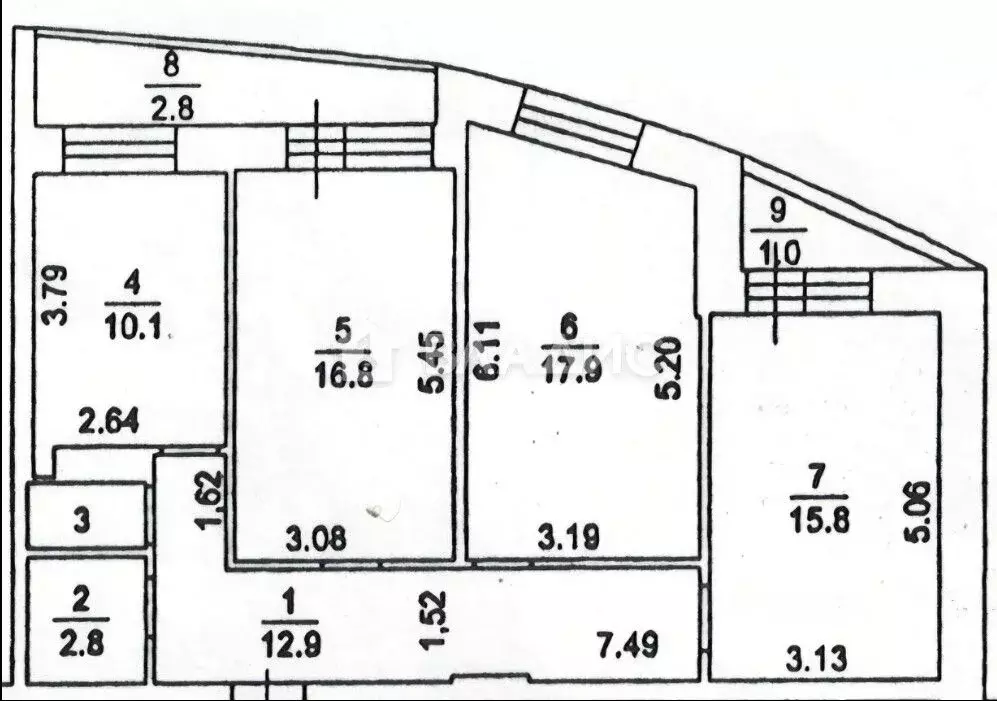 3-к кв. Москва, Москва, Троицк В мкр, 15А (81.0 м) - Фото 2