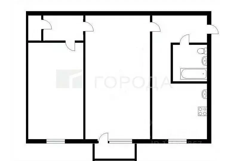 2-к кв. Кемеровская область, Новокузнецк просп. Советской Армии, 27 ... - Фото 2