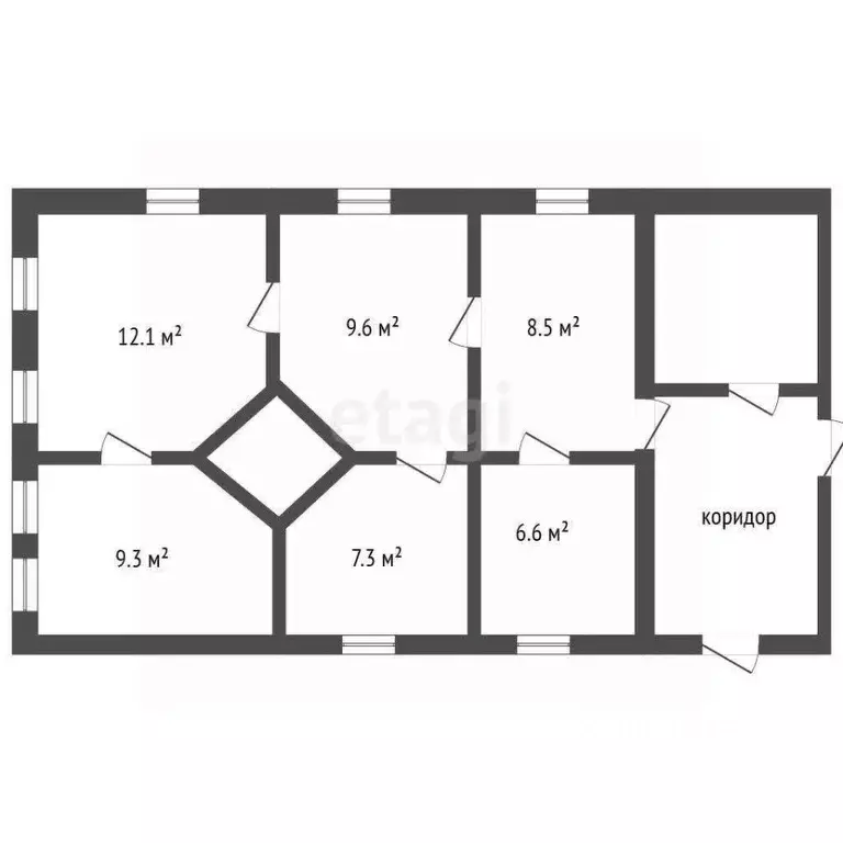 Дом в Воронежская область, Хохольский район, с. Гремячье Пролетарская ... - Фото 2