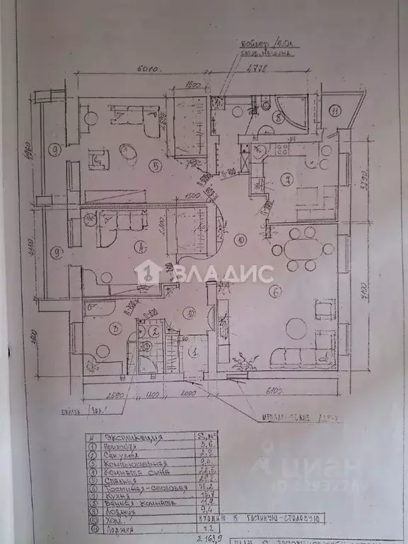 3-к кв. Пензенская область, Пенза ул. Суворова, 143А (150.8 м) - Фото 1