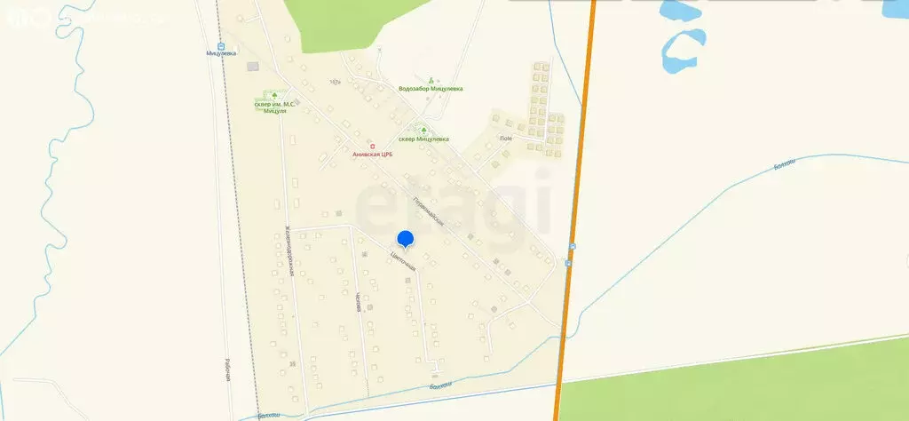 Участок в Анивский городской округ, село Мицулёвка, Цветочная улица ... - Фото 1