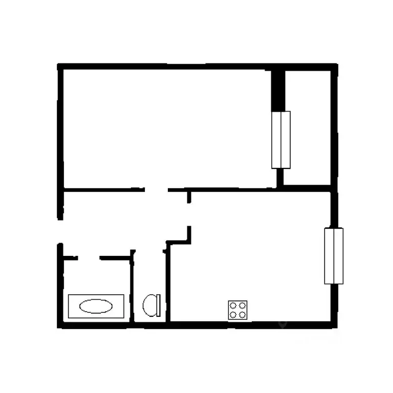 1-к кв. Санкт-Петербург Зеленогорская ул., 7 (45.0 м) - Фото 2