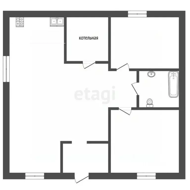 Дом в Тюменская область, Тюменский муниципальный округ, с. Чикча, ... - Фото 2