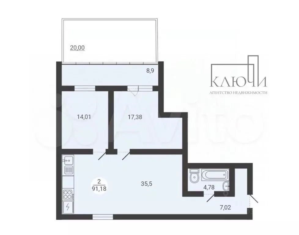 3-к кв. Челябинская область, Магнитогорск ул. Зеленый Лог, 71 (91.0 м) - Фото 1