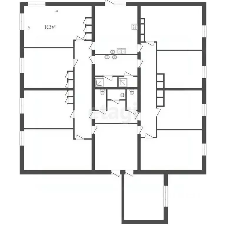 Комната Санкт-Петербург Искровский просп., 6К3 (16.2 м) - Фото 1