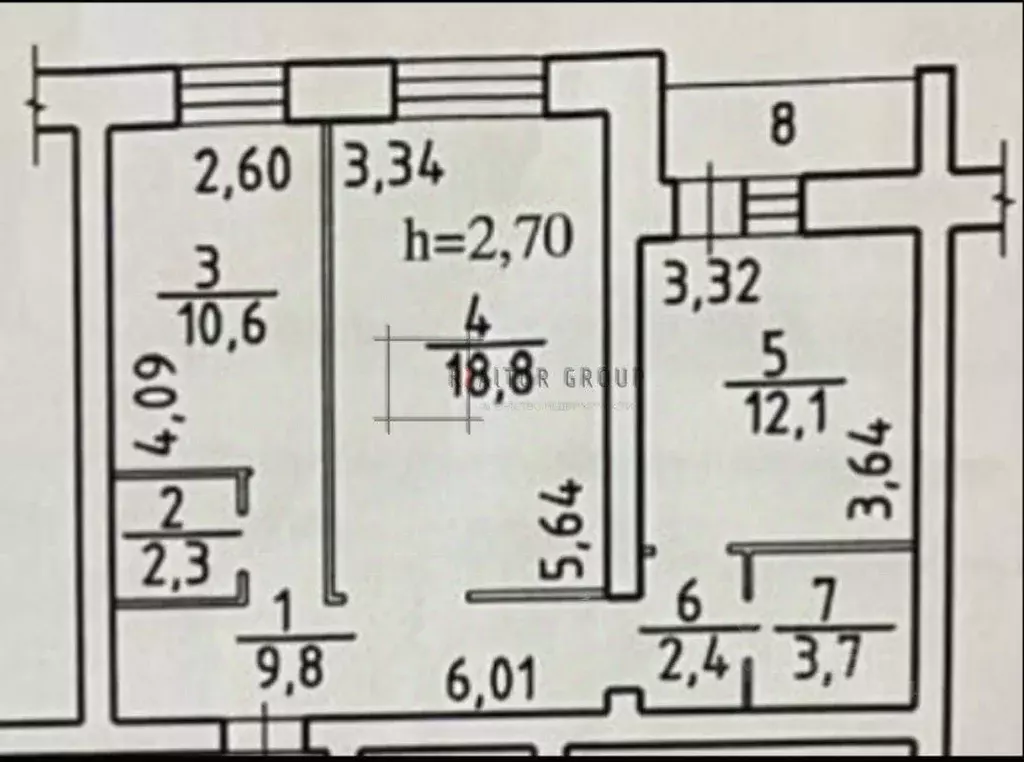 2-к кв. Новосибирская область, Новосибирск ул. Адриена Лежена, 10/3 ... - Фото 2