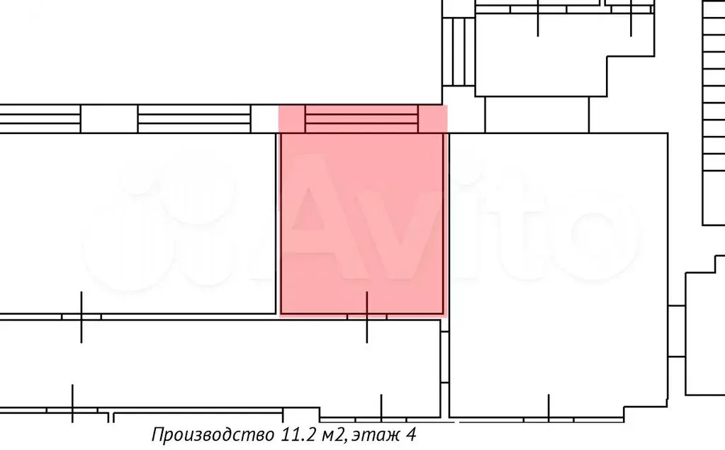 Мастерская 11.2 м, 4 этаж, на этаже есть грузовой лифт - Фото 0