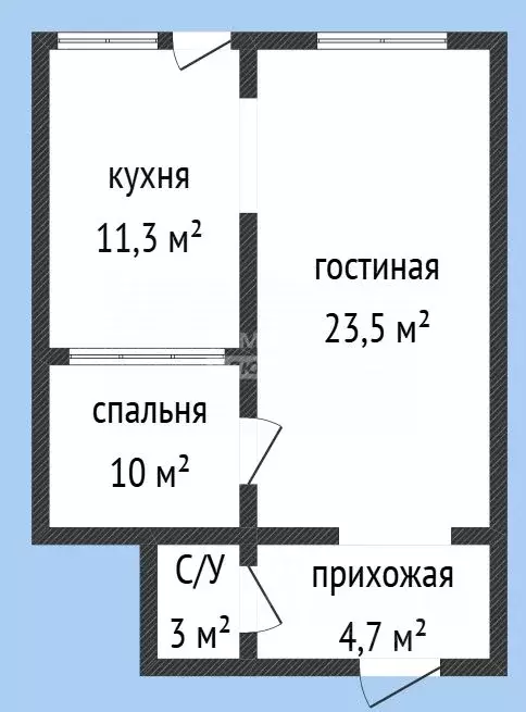 2-к кв. Дагестан, Махачкала ул. Фонвизина, 5 (53.0 м) - Фото 2