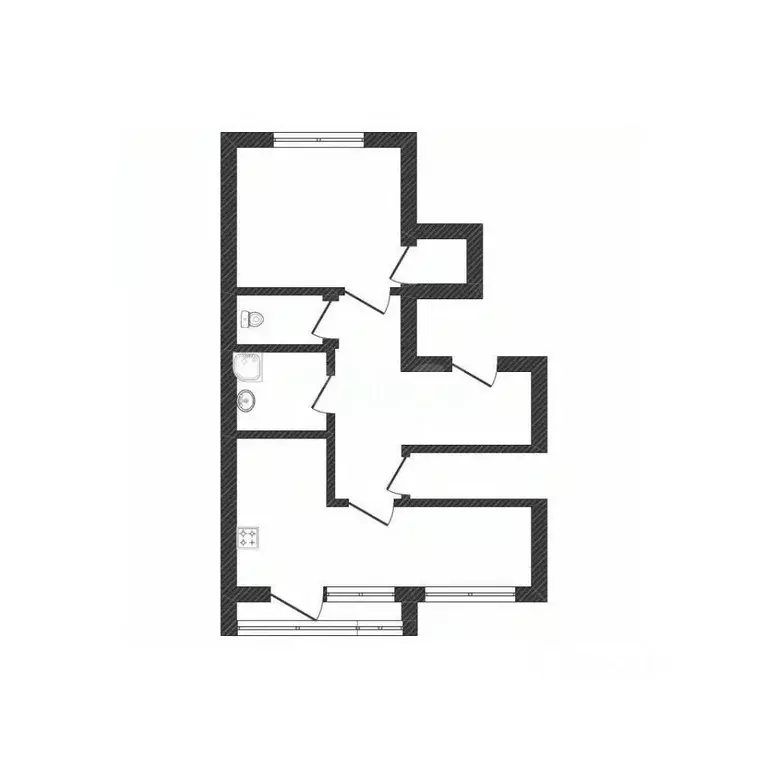 2-к кв. Смоленская область, Смоленский муниципальный округ, с. Печерск ... - Фото 2