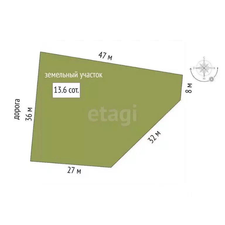 Участок в Крым, Черноморское пгт ул. Сигнальная, 15Г (13.58 сот.) - Фото 2