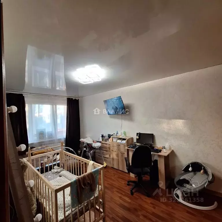 1-к кв. Владимирская область, Собинка Родниковская ул., 19 (33.4 м) - Фото 1