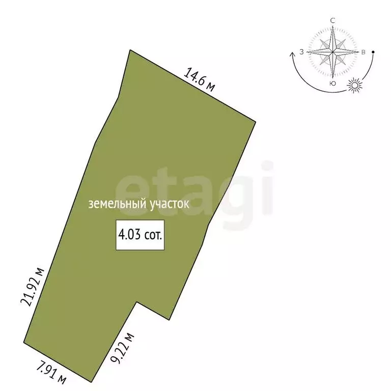 Участок в Ишим, Весенняя улица (4.03 м) - Фото 1