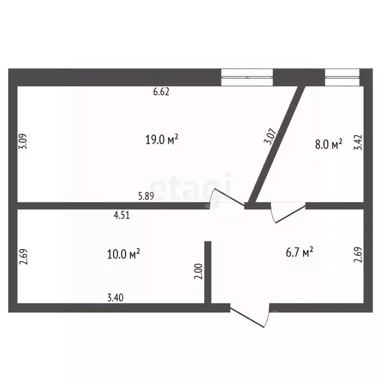 Офис в Тюменская область, Тюмень ул. Герцена, 53 (46 м) - Фото 2