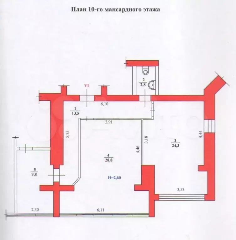 Офис, 79.2 м - Фото 0