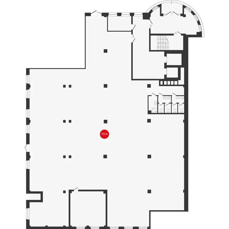 Офис (717.39 м) - Фото 2