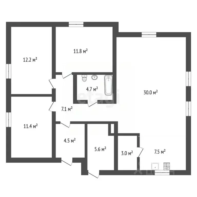 Дом в Воронежская область, Воронеж Дружба СНТ, ул. Насосная, 261 (140 ... - Фото 2
