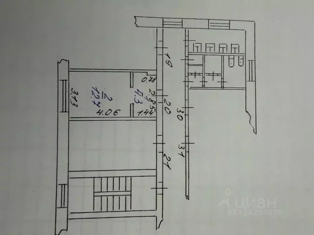 Комната Калужская область, Обнинск ул. Мира, 15 (10.0 м) - Фото 2