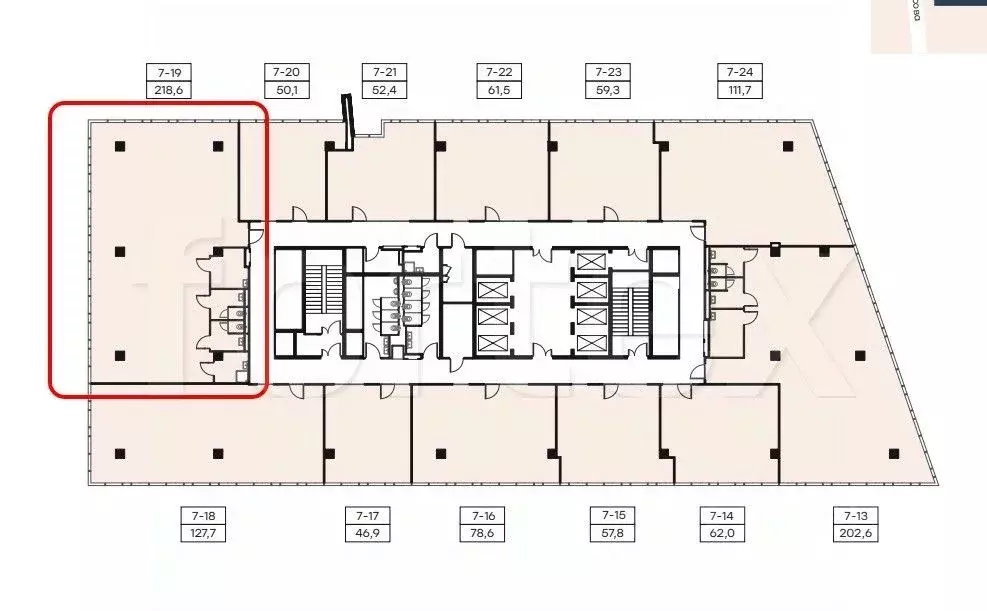 Офис в Москва ул. Академика Семенихина, 2 (219 м) - Фото 1