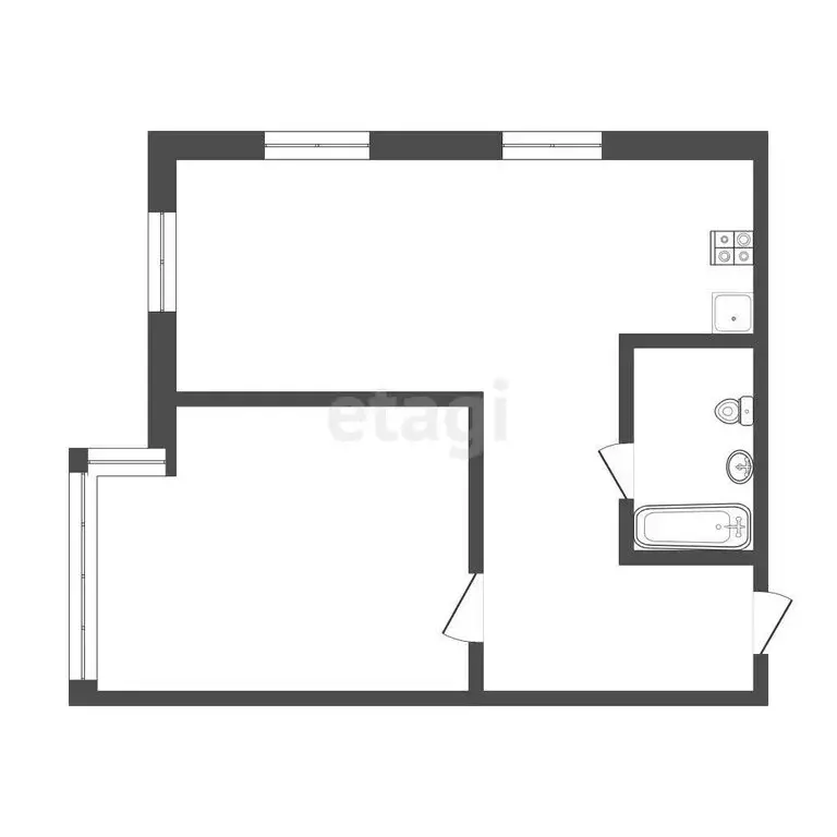 1-комнатная квартира: Ульяновск, улица Народного учителя Латышева, 11 ... - Фото 1