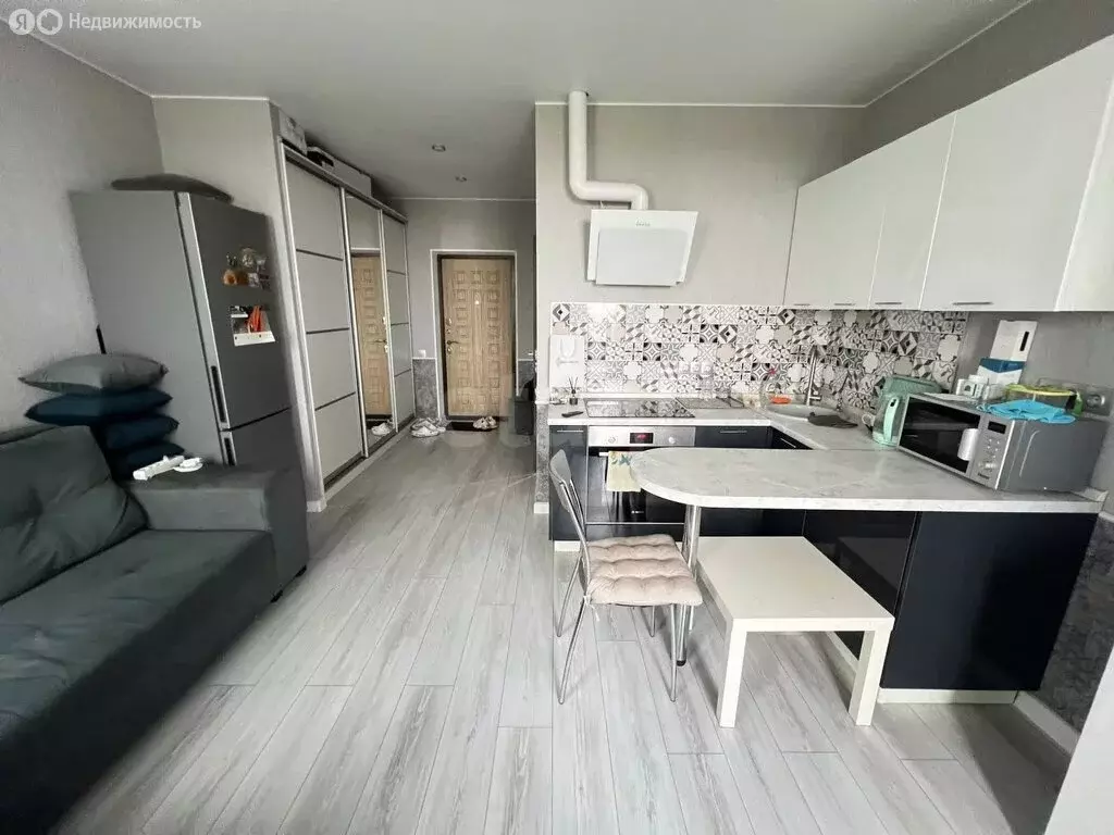 Квартира-студия: деревня Бородино, Малая Бородинская улица, 1к3 (24 м) - Фото 1