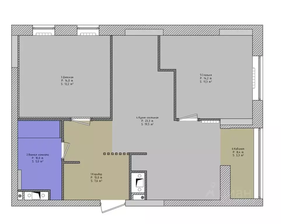 3-к кв. Москва Дегунинская ул., 10к1 (60.0 м) - Фото 1