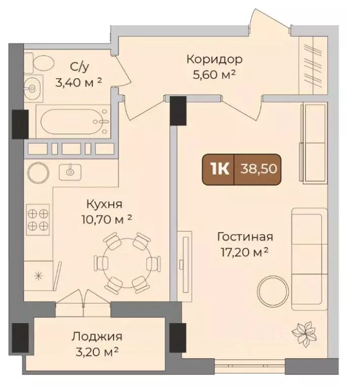 1-к кв. Краснодарский край, Краснодар Музыкальный мкр, ул. Имени ... - Фото 0