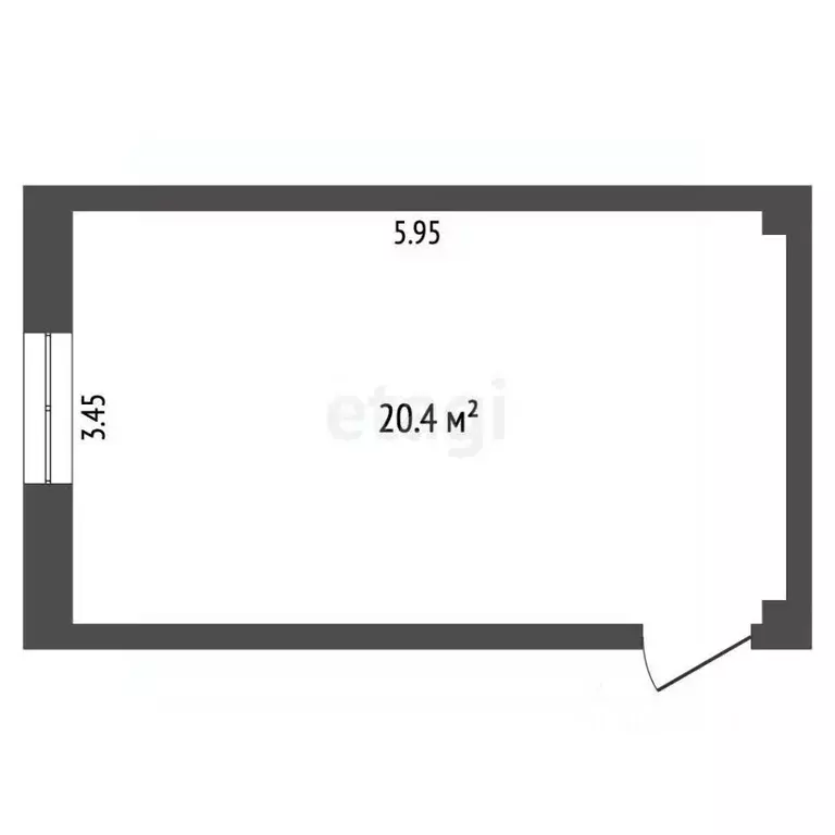 Комната Москва 1-й Рощинский проезд, 8 (20.4 м) - Фото 2