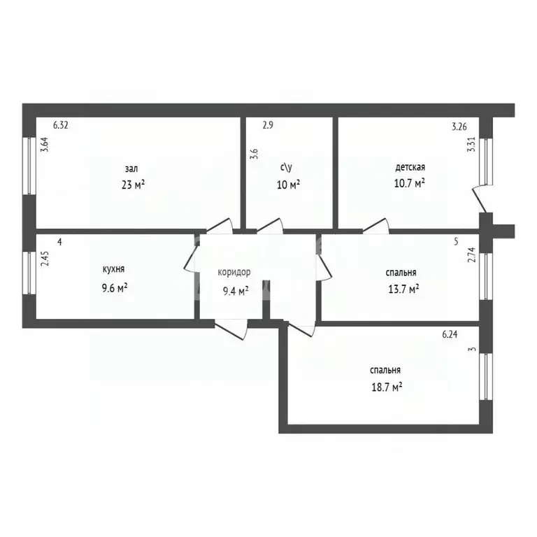 4-к кв. Дагестан, Дербент ул. Оскара, 20Г (95.0 м) - Фото 1