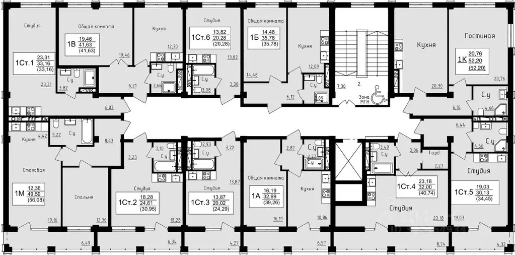 Студия Дагестан, Дербент ул. Графа Воронцова, 78скА-2 (20.28 м) - Фото 2