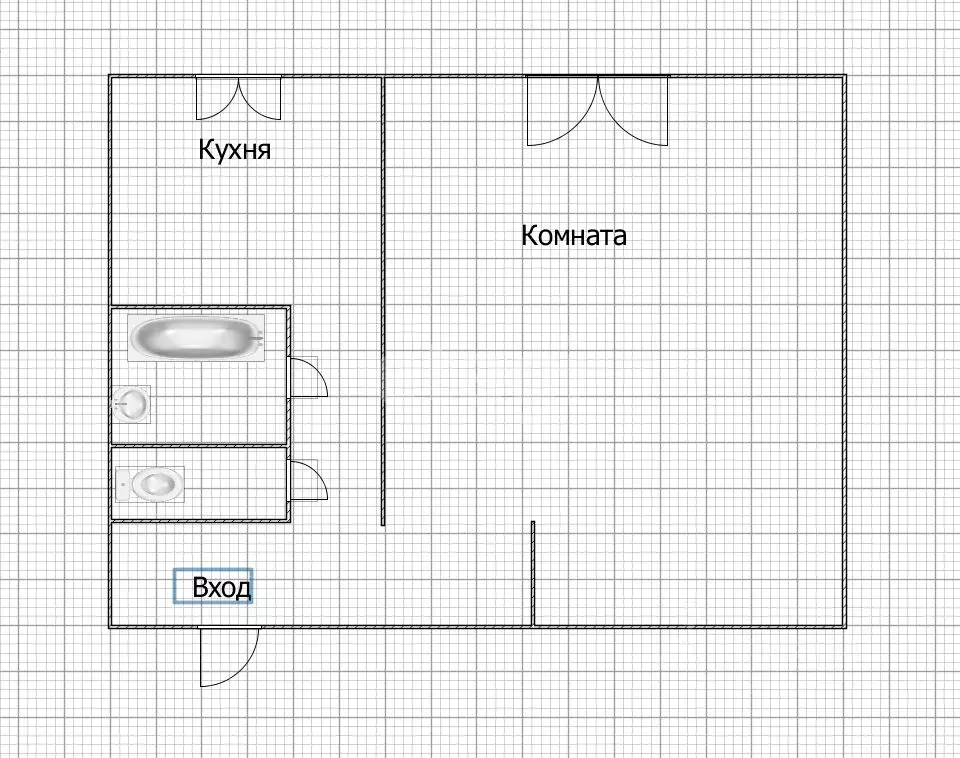 1-к кв. Сахалинская область, Долинский городской округ, с. Быков ул. ... - Фото 2