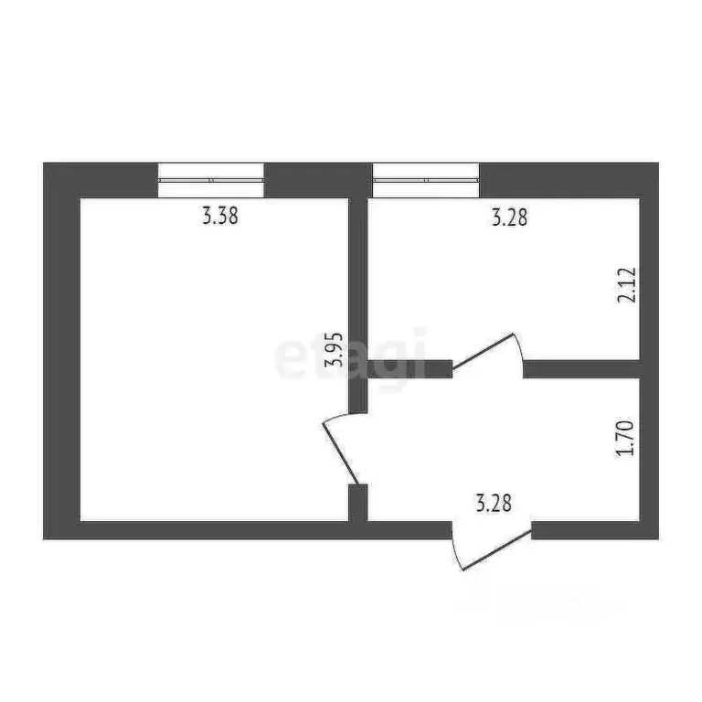 Комната Тамбовская область, Тамбов Бастионная ул., 7 (45.8 м) - Фото 2