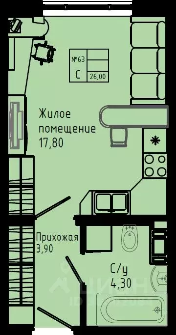 Студия Ленинградская область, Коммунар г. Гатчинский муниципальный ... - Фото 1