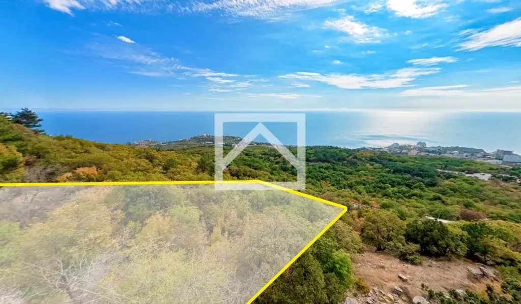 Участок в Крым, Ялта муниципальный округ, Гаспра пгт ш. ... - Фото 2