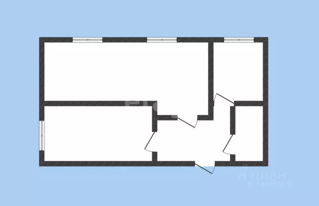 2-к кв. Алтайский край, Бийск ул. Василия Докучаева, 1 (47.9 м) - Фото 2