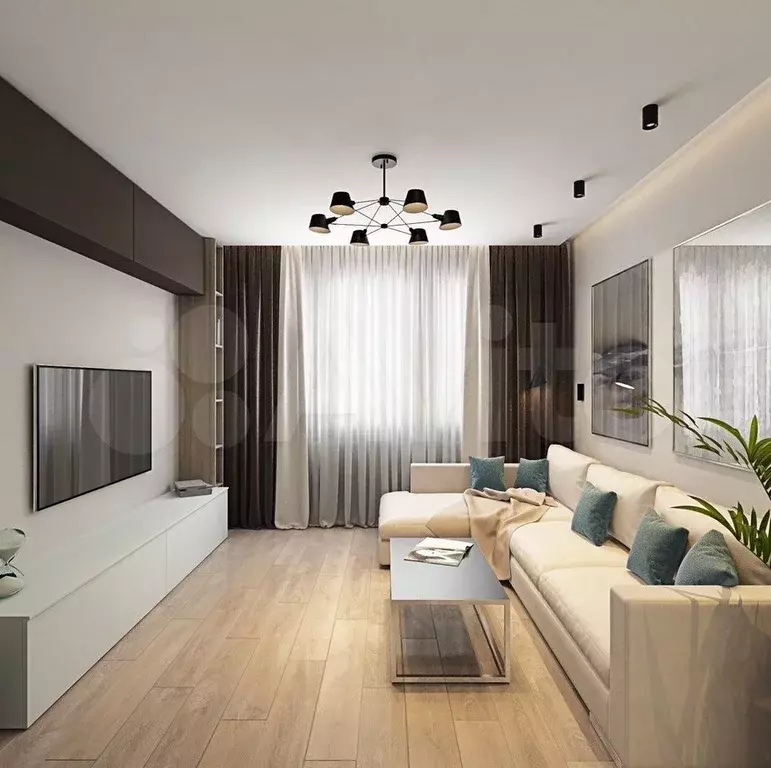 2-к. квартира, 68,6 м, 5/5 эт. - Фото 1