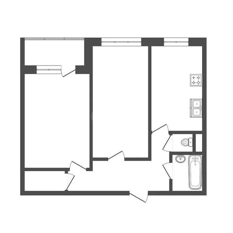 2-комнатная квартира: Ижевск, улица Холмогорова, 19 (50 м) - Фото 2