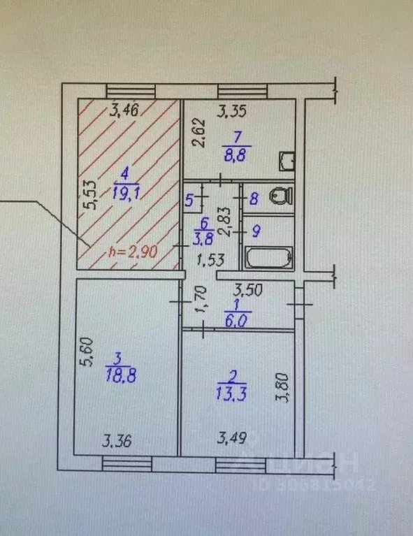 Комната Кемеровская область, Новокузнецк ул. Ленина, 83 (19.1 м) - Фото 0