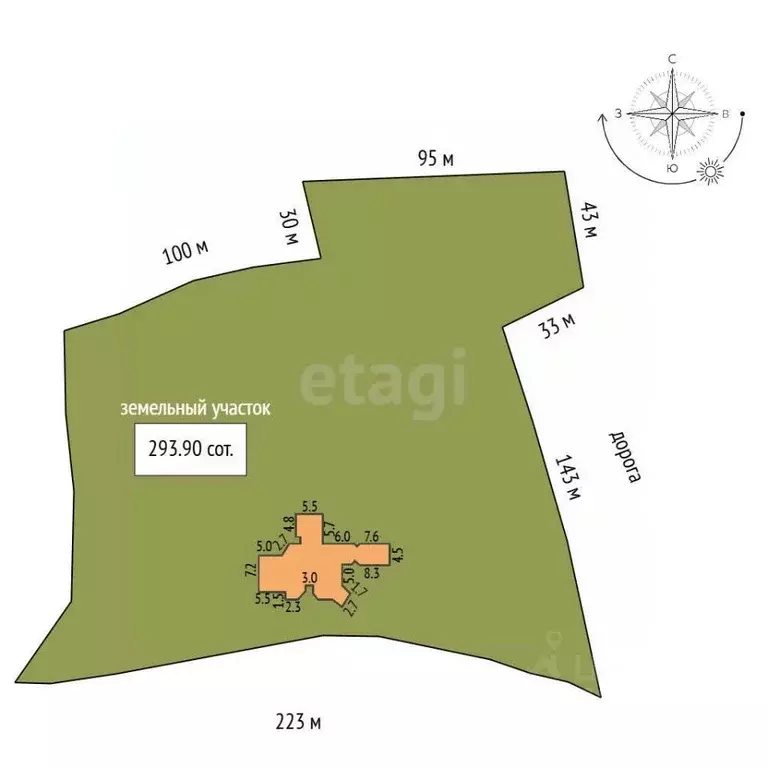 Дом в Крым, Нижнегорский район, с. Изобильное ул. Присивашская (168 м) - Фото 2