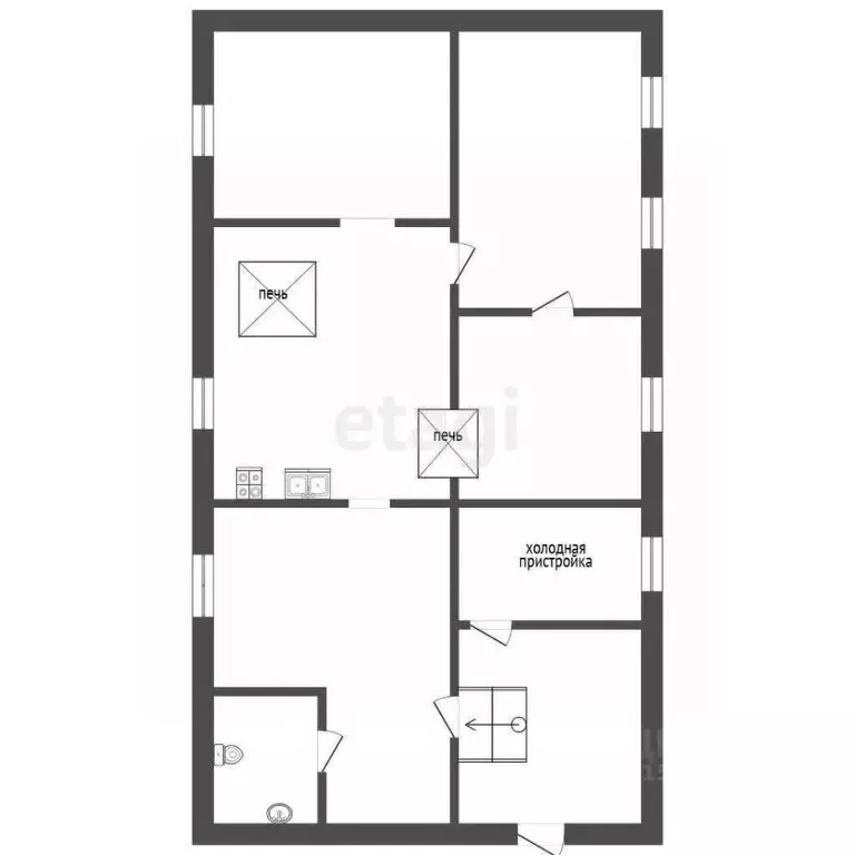 Дом в Владимирская область, Меленковский муниципальный округ, д. ... - Фото 1