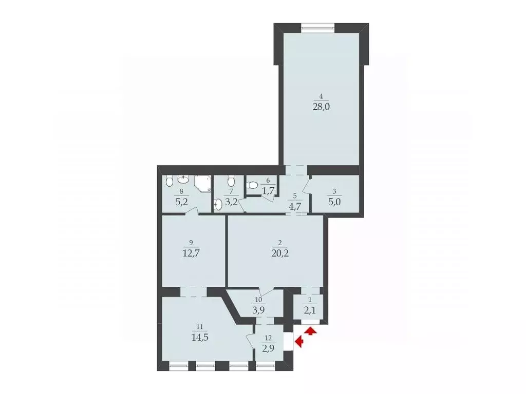 Офис в Волгоградская область, Волгоград ул. Глазкова, 23 (108 м) - Фото 2